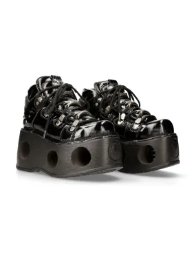 ANKLE BOOT BLACK NEPTUNO WITH LACES M-TANK006C-C8