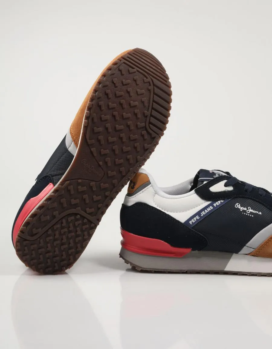  baskets PEPE JEANS London One Edt M - Pms30823 en Multicolore 78390