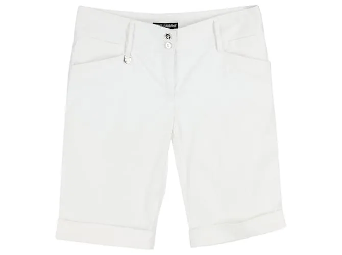 Bermudas Dolce & Gabbana de algodón blanco 
