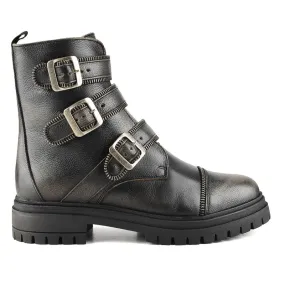 BOTA CASUAL TACO BAJO DE CUERO MARCO DONATTI PIESSE