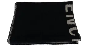 Bufanda de lana negra Balenciaga Negro 