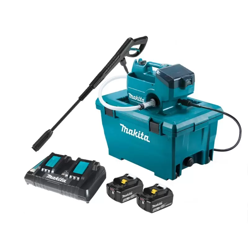 Hidrolavadora de Alta Presión 330L/H 36V (2x18V) LXT 5.0 Ah BL Makita DHW080PT2