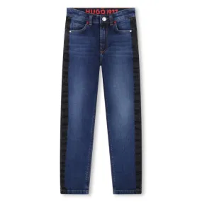 HUGO Pantalón vaquero con apliques