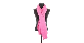 Jimmy Choo Bufanda de algodón Rosa 