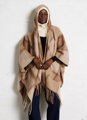 LIU JO Bufanda de cuadros  en beige