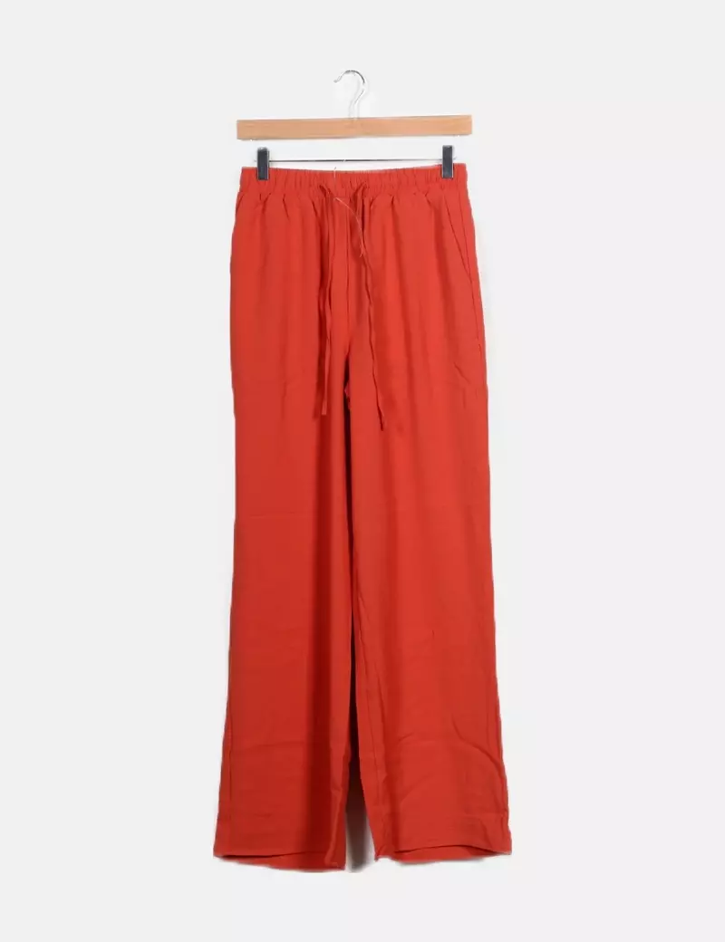 ONLY Pantalón fluido teja