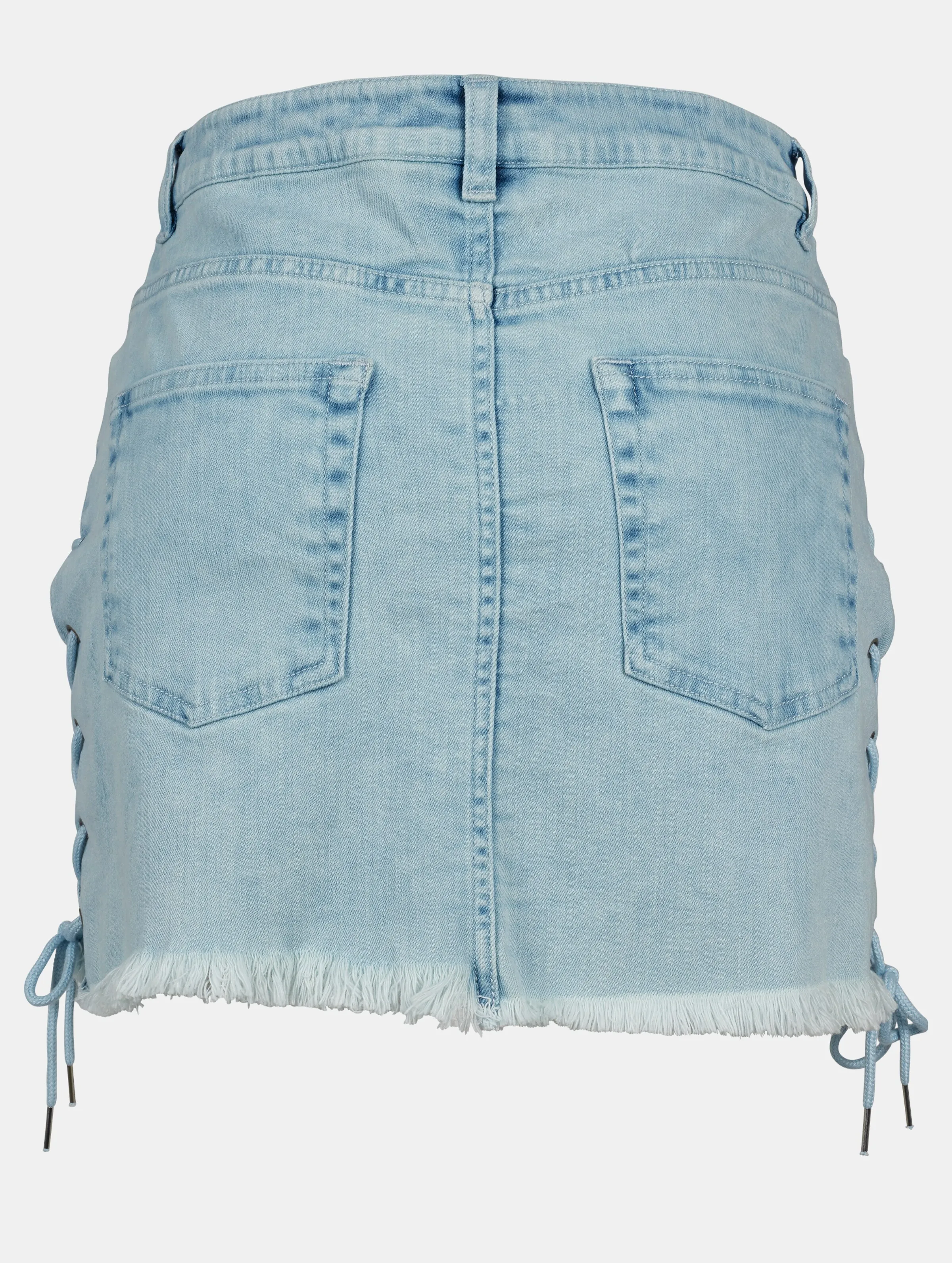 Urban Classics Lace Up Denim Skirt